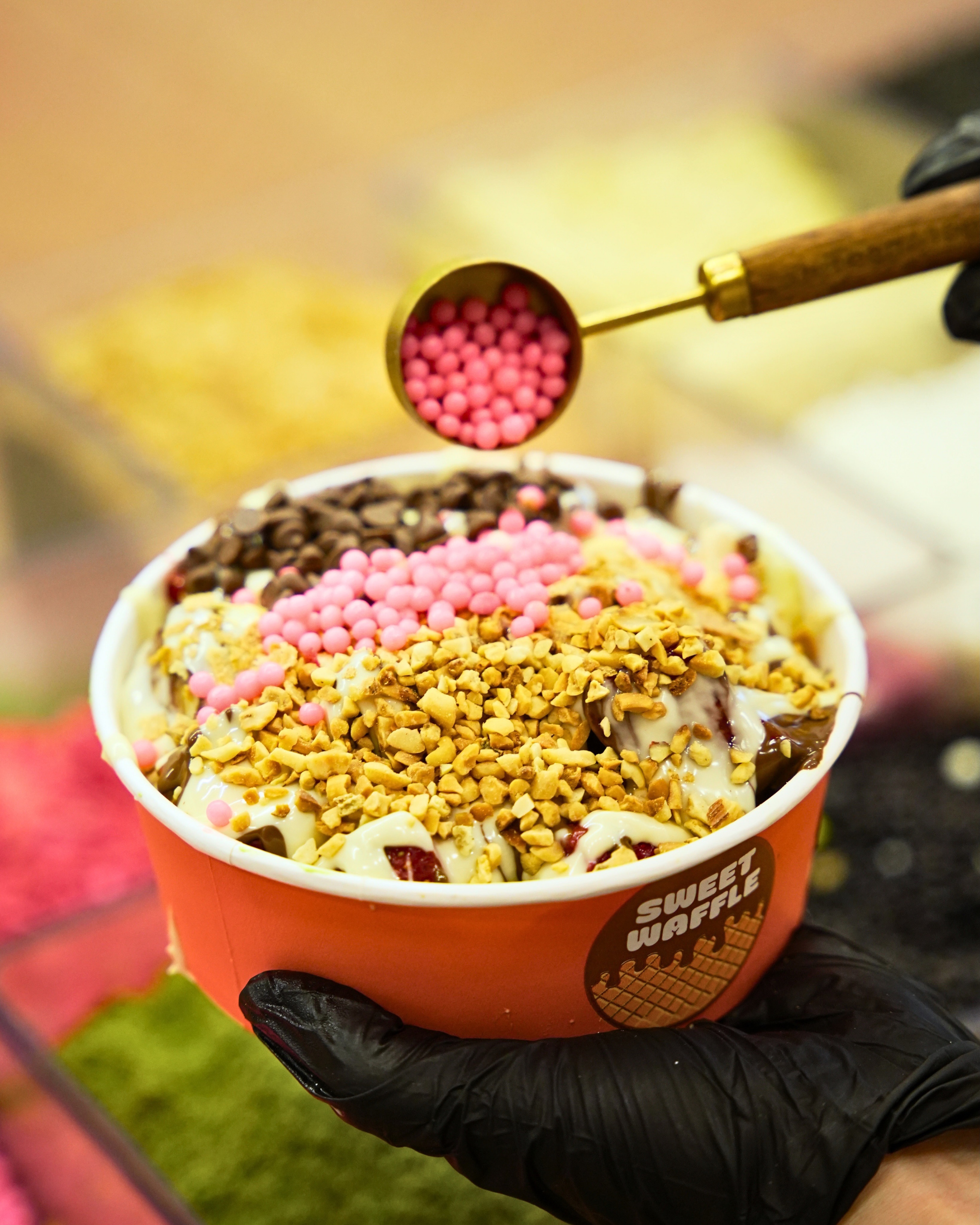 Çilek Muz Waffle